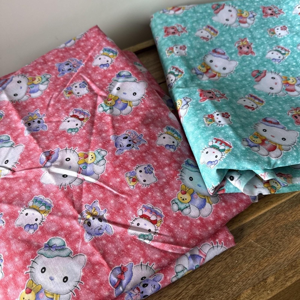 Hello Kitty Cotton Fabric 5+ Yards